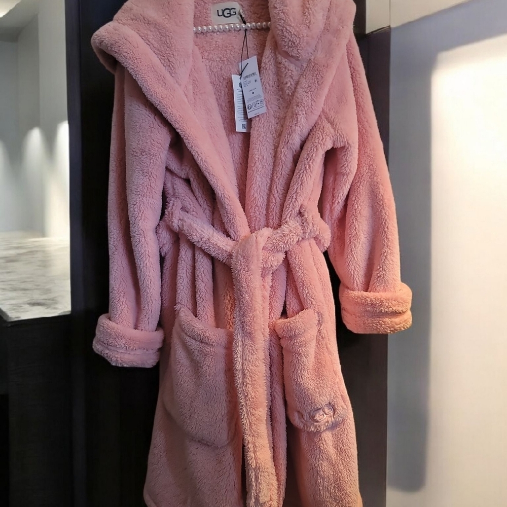UGG NWT Extra Warmth Comfy Cuddly Plush Fleece Robe - Picture 5 of 9